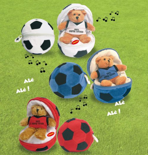 PALLA MUSICALE CON PELUCHE