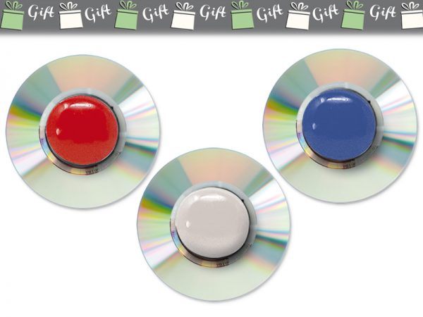 APPENDIABITI MINI CD CON POMOLO IN LEGNO. . . ORDINE MINIMO 3 PZ. ASSORTITI