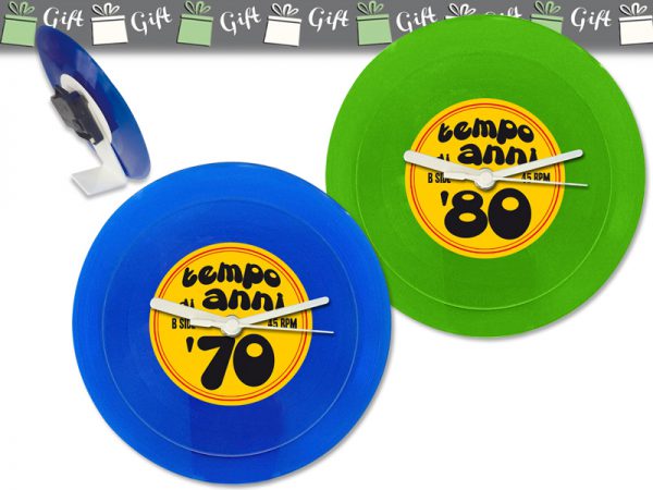OROLOGIO DA TAVOLO VINILE 45 GIRI VINTAGE. . . ORDINE MINIMO 2 PZ. ASSORTITI