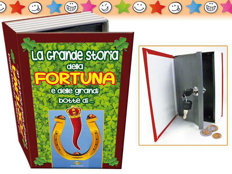 LIBRO CASSAFORTE IN METALLO FORTUNA - D.O.R. srl