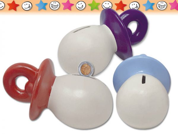 SALVADANAIO CIUCCIO IN CERAMICA. . . ORDINE MINIMO 3 PZ. ASSORTITI