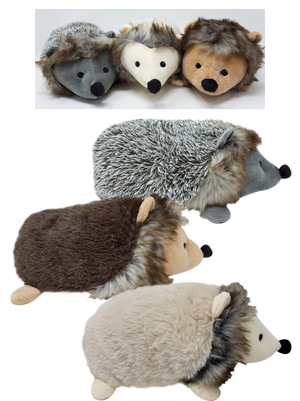 FERMAPORTA RICCIO IN PELUCHE cm 25 1 KG. . ORDINE MINIMO 3 PZ. ASSORTITI D.O.R. srl