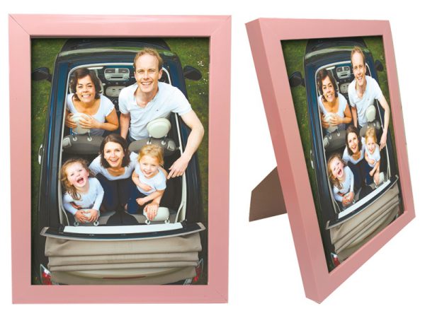 PORTAFOTO CORNICE ROSA cm 16x21. . . ORDINE MINIMO 6 PZ.