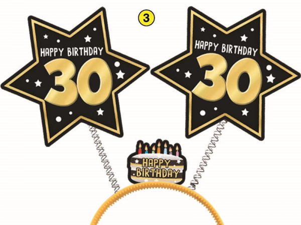 CERCHIETTO CON ANTENNE 30 ANNI. . . ORDINE MINIMO 2 PZ.