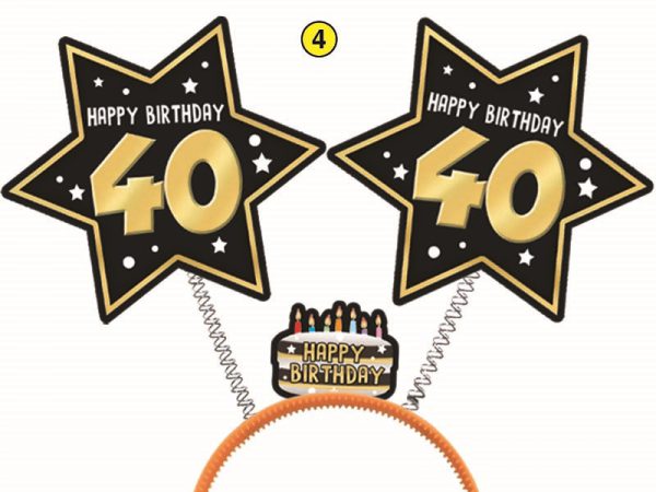 CERCHIETTO CON ANTENNE 40 ANNI