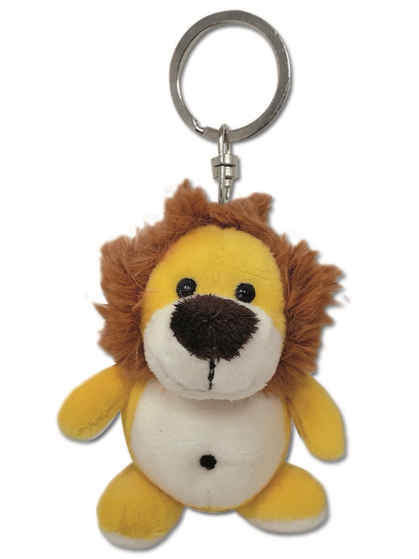 PORTACHIAVI PELUCHE LEONE H.9 cm. . . ORDINE MINIMO 6 PZ. (RIF. ESPOSITORE  COD.6394) - D.O.R. srl