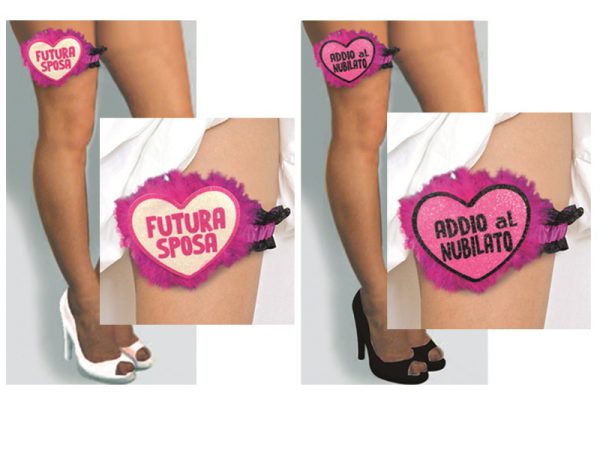 GIARRETTIERA PINK LADY. . . ORDINE MINIMO 4 PZ. ASSORTITI