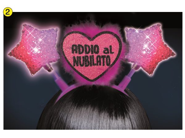 CERCHIETTO DISCO PINK LADY ADDIO AL NUBILATO. . . ORDINE MINIMO 2 PZ.