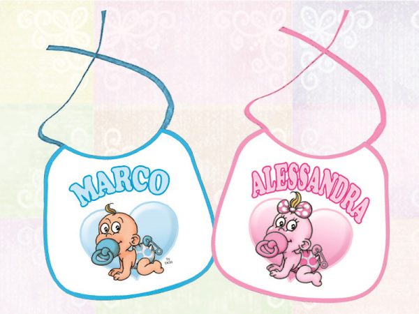 BAVAGLINO CON NOME. . . RIF. ASSORTIMENTO 72 PZ.