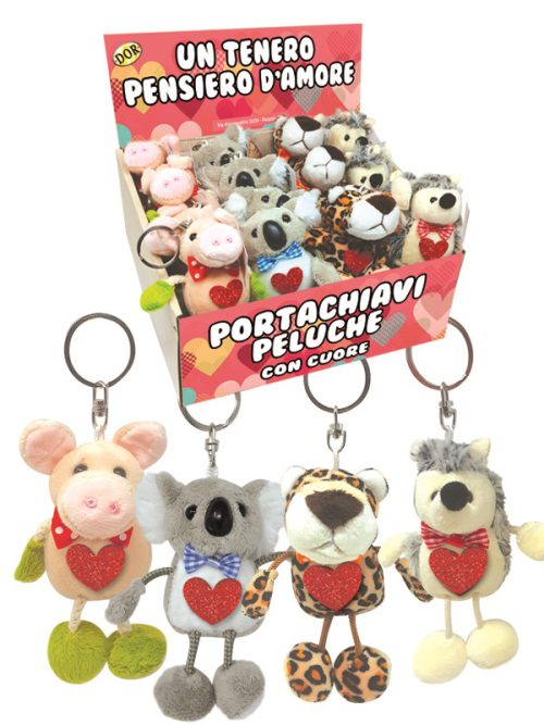 PORTACHIAVI PELUCHE ANIMALI CON PAPILLON Archivi - D.O.R. srl