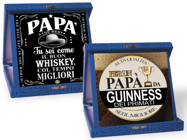 TARGA MESSAGGIO PAPA'. . . ORDINE MINIMO 2 PZ. ASSORTITI