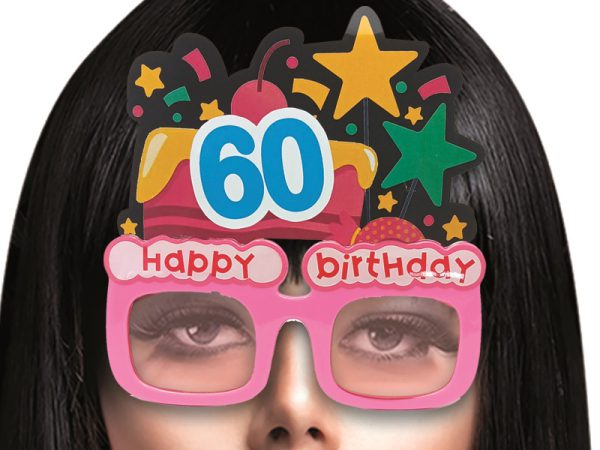 OCCHIALI HAPPY BIRTHDAY 60 ANNI
