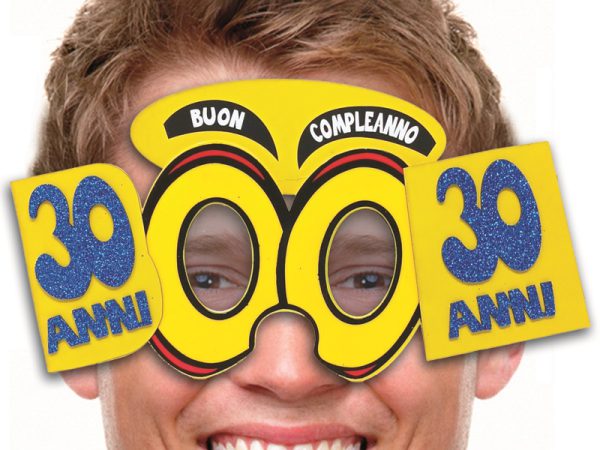 OCCHIALI FUMETTO 30 ANNI