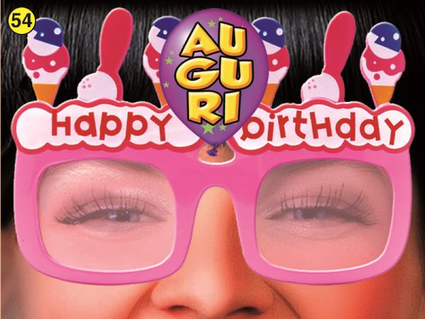 OCCHIALI HAPPY BIRTHDAY GELATI AUGURI