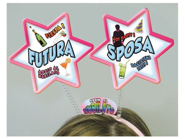 CERCHIETTO ANTENNE FUTURA SPOSA. . . ORDINE MINIMO 3 PZ.