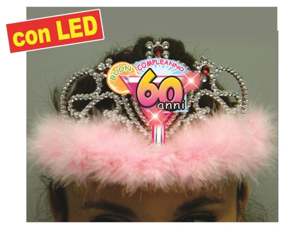 TIARA MARABU' CON LED 60 ANNI