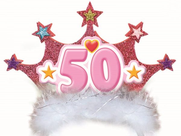 CERCHIETTO H.B. GLITTER 50 ANNI