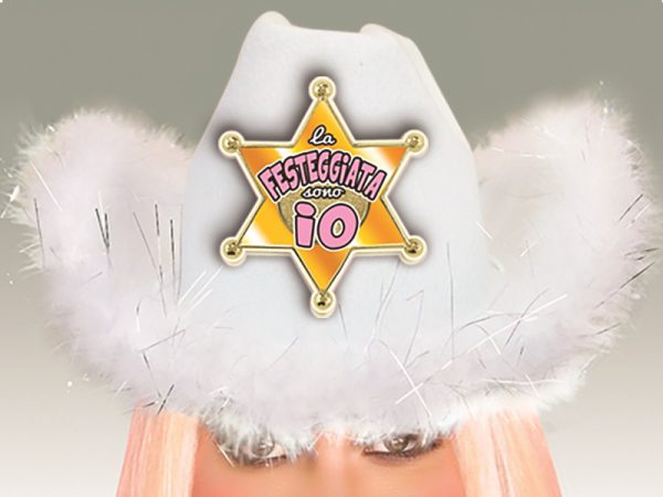 CAPPELLO COW-GIRL "LA FESTEGGIATA SONO IO"