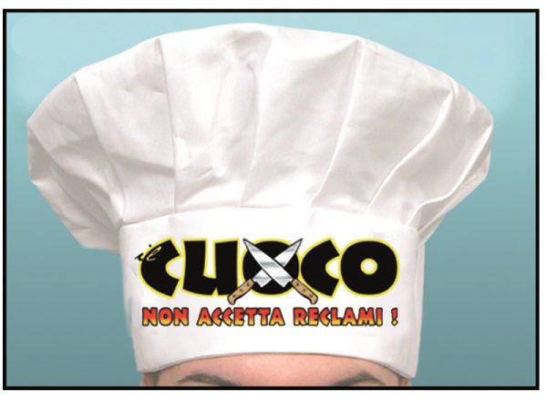 CAPPELLO CUOCO - NON ACCETTA RECLAMI