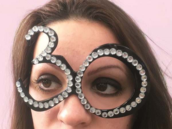 OCCHIALI COMPLEANNO STRASS 30 ANNI