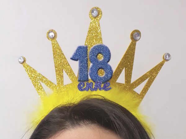 CERCHIETTO CORONA GOLD 18 ANNI