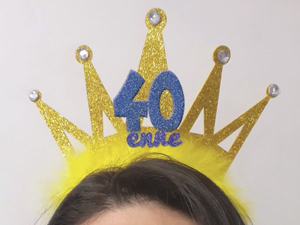 CERCHIETTO CORONA GOLD 40 ANNI