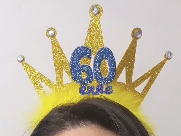 CERCHIETTO CORONA GOLD 60 ANNI