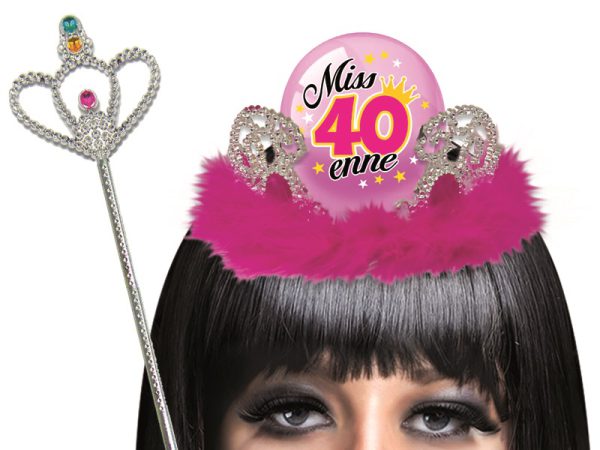 SET TIARA + SCETTRO 40 ANNI