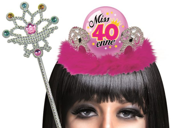 SET TIARA + SCETTRO 40 ANNI