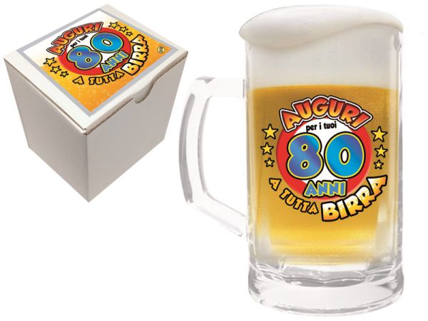 CARAFFA BIRRA "80 ANNI"