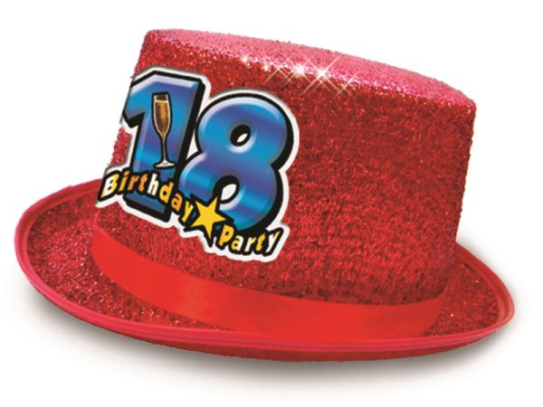 CILINDRO GLITTER "18 ANNI". . . COLORI VARI SENZA POSSIBILITA' DI SCELTA