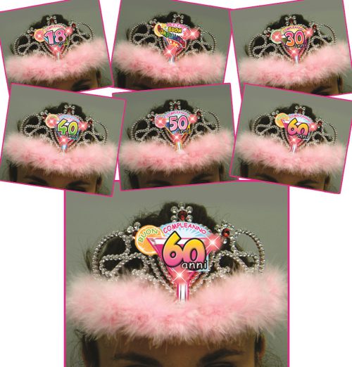 TIARA MARABU' COMPLEANNO CON LED - 2737