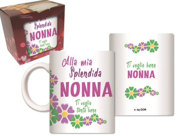 TAZZA NONNA CON SCATOLA REGALO