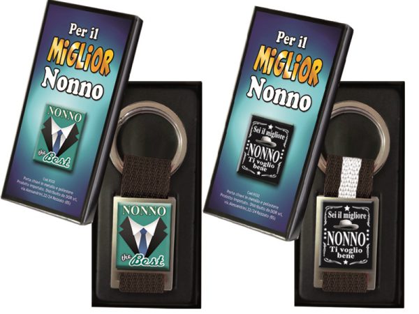 PORTACHIAVI REGAL IN METALLO NONNO. . . ORDINE MINIMO 4 PZ. ASSORTITI