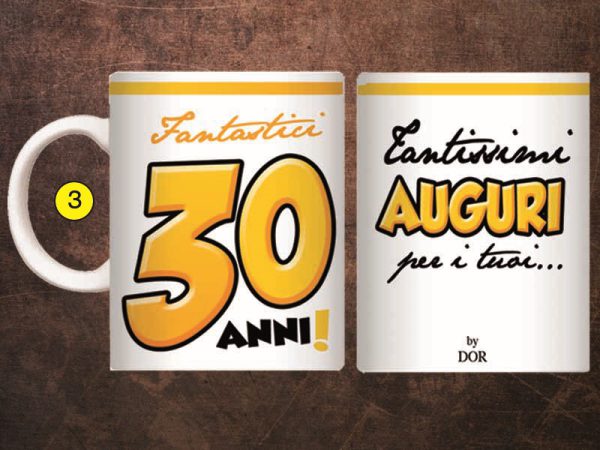 TAZZA 30 ANNI CON SCATOLA REGALO