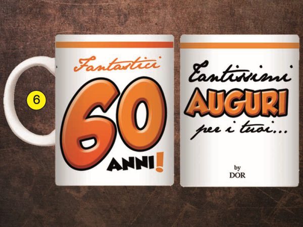 TAZZA 60 ANNI CON SCATOLA REGALO