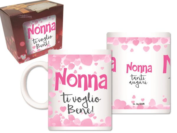 TAZZA NONNA CON SCATOLA REGALO