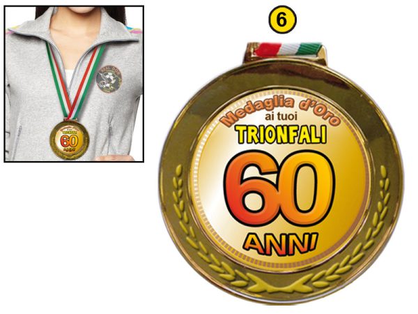 MEDAGLIA OLIMPICA 60 ANNI