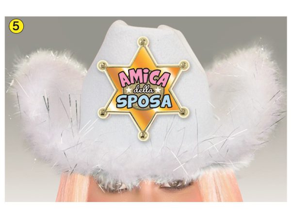 CAPPELLO COW-GIRL "AMICA DELLA SPOSA"