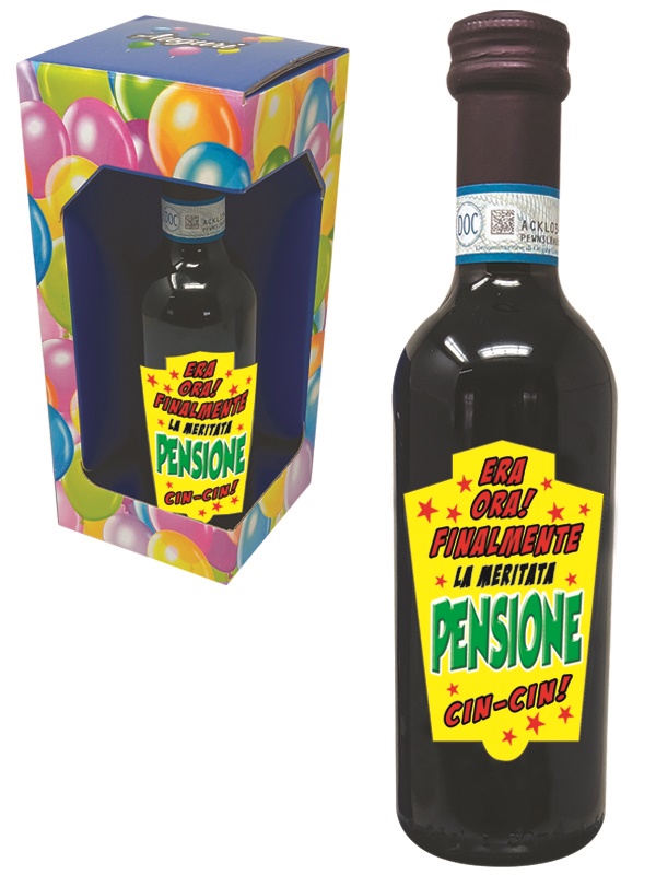 VINO DOC 25 cl PENSIONE SCATOLA PARTY