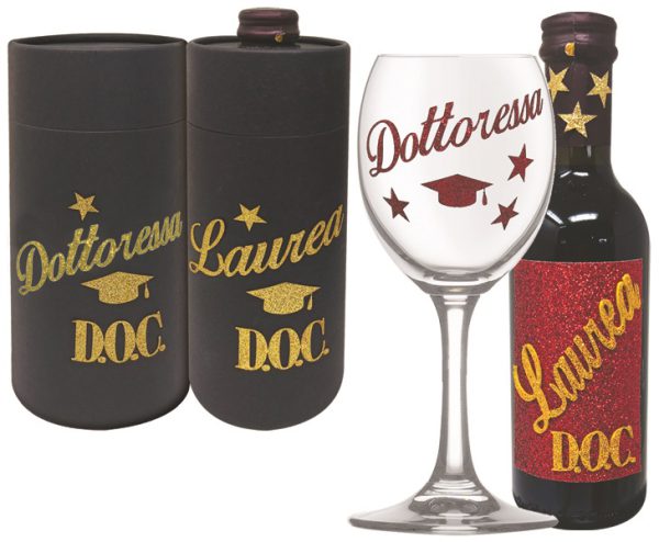 CALICE + VINO DOC 25 cl DOTTORESSA BRILL. SCATOLA NERA