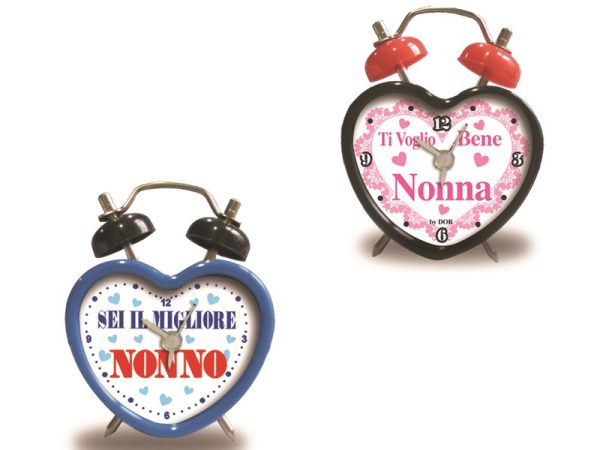 SVEGLIA CUORE NONNI . . ORDINE MINIMO 4 PZ. ASSORTITI