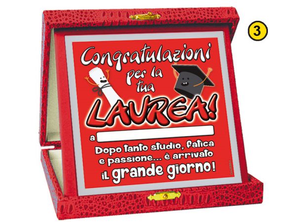TARGA 1° PREMIO LAUREA