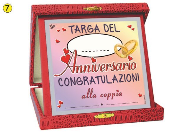 TARGA 1° PREMIO ANNIVERSARIO