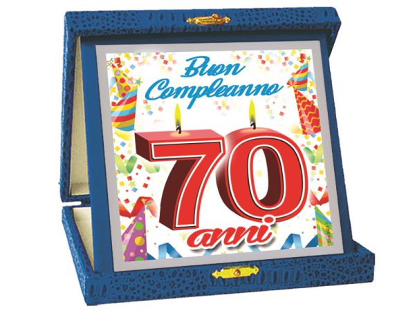 TARGA ETA' 70 ANNI