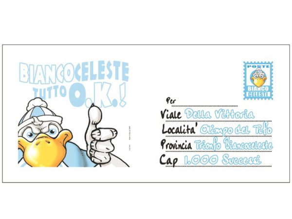 CUSCINO MAXI 80x40 BIANCO E CELESTE