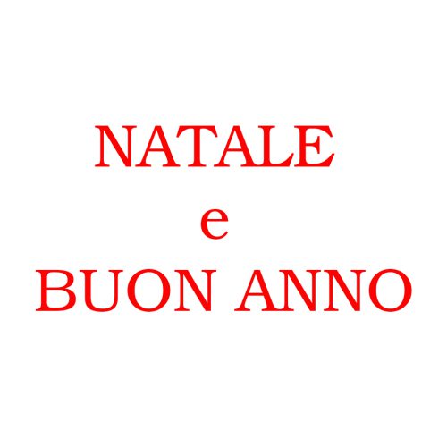 NATALE E BUON ANNO