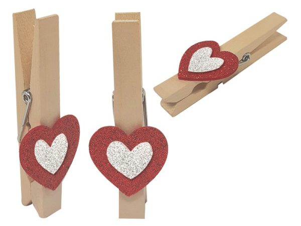 SET 10 MOLLETTE CHIUDIPACCO CON CUORE GLITTER. . . . . . * * * ***FUORI CATALOGO*** * * *. . . . . . * * * ***PROMOZIONE SCONTO 20%*** * * *