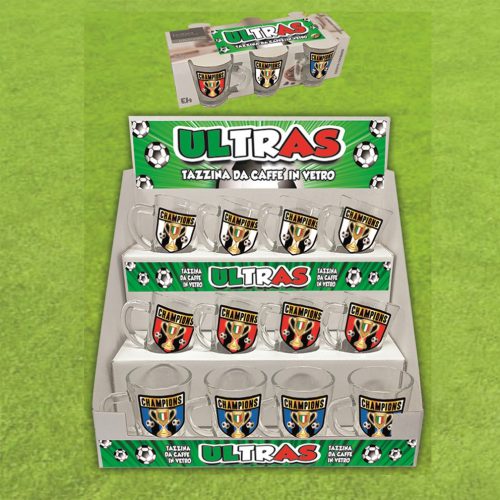 TAZZINA DA CAFFE' IN VETRO