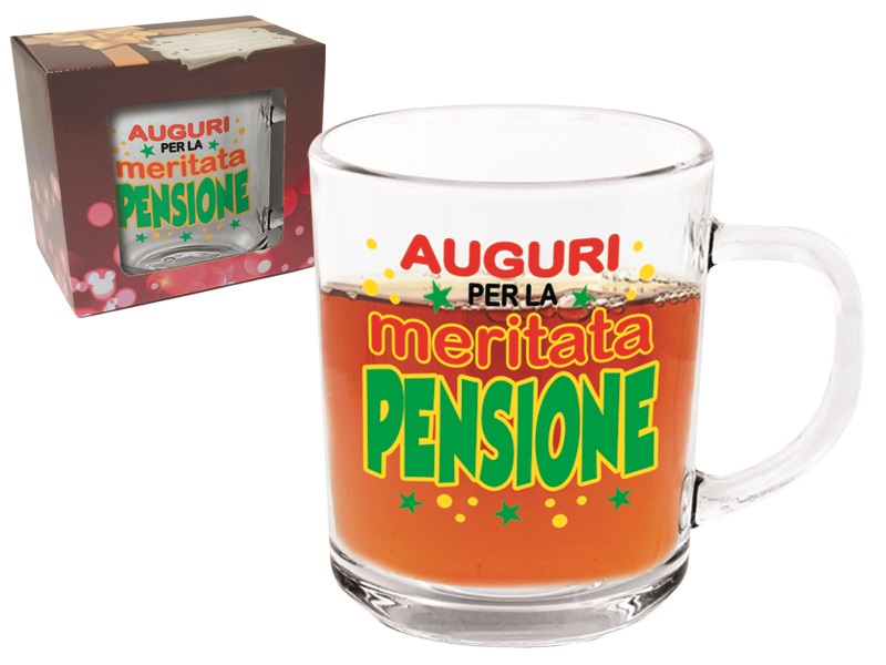 TAZZA IN VETRO PENSIONE